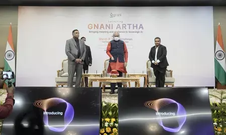 उपराष्ट्रपति सीपी राधाकृष्णन ने लॉन्च किया एआई स्टैक ज्ञानी अर्थ