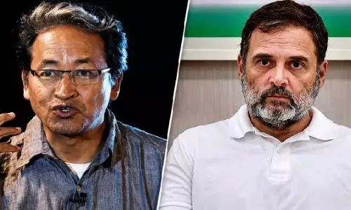 राहुल गांधी से जूस पिलवाकर अनशन खत्म करना चाहते थे सोनम वांगचुक, बोले- 20 जुलाई को संसद मार्च का था ये प्लान राहुल गांधी से जूस पिलवाकर अनशन खत्म करना चाहते थे सोनम वांगचुक, बोले- 20 जुलाई को संसद मार्च का था ये प्लान