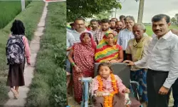 एक पैर से कूदकर स्कूल जाती थी 7 साल की रागिनी, खबर मिलते ही घर पहुंचे डीएम; ट्राईसाइकिल और इलाज का किया इंतजाम