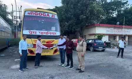 ऑपरेशन कवच 2.0 के तहत नोएडा में परिवहन विभाग की बड़ी कार्रवाई, 46 बसों के चालान, 25 सीज