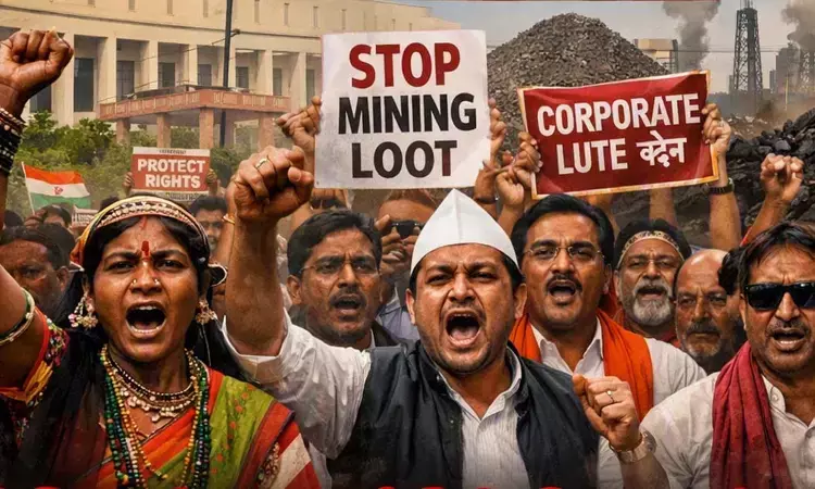 ओडिशा में भाजपा खनन नीति के खिलाफ इंडिया गठबंधन का आंदोलन ओडिशा में भाजपा खनन नीति के खिलाफ इंडिया गठबंधन का आंदोलन