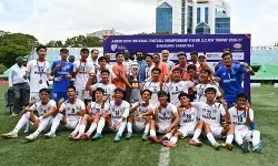 बीसी रॉय ट्रॉफी: मणिपुर ने पश्चिम बंगाल को हराकर बरकरार रखा जूनियर बॉयज एनएफसी ताज बीसी रॉय ट्रॉफी: मणिपुर ने पश्चिम बंगाल को हराकर बरकरार रखा जूनियर बॉयज एनएफसी ताज