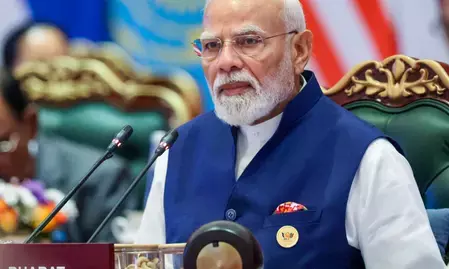 18वें ब्रिक्स शिखर सम्मेलन का सफल समापन: पीएम मोदी बोले- नई दिल्ली डिक्लेरेशन हमारे साझा विजन को देगा नई दिशा 18वें ब्रिक्स शिखर सम्मेलन का सफल समापन: पीएम मोदी बोले- नई दिल्ली डिक्लेरेशन हमारे साझा विजन को देगा नई दिशा