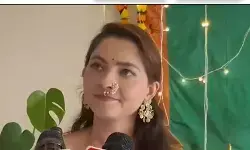 सोनाली कुलकर्णी ने बप्पा को किसान रूप में किया स्थापित सोनाली कुलकर्णी ने बप्पा को किसान रूप में किया स्थापित