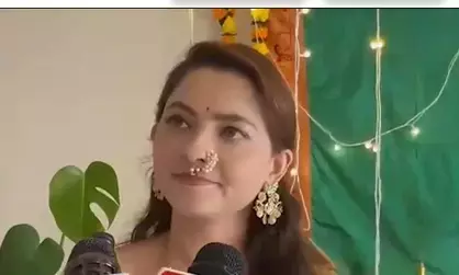 सोनाली कुलकर्णी ने बप्पा को किसान रूप में किया स्थापित सोनाली कुलकर्णी ने बप्पा को किसान रूप में किया स्थापित