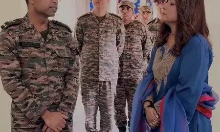 ऑपरेशन सिंदूर में शामिल रहे सैनिकों से हिना खान ने की मुलाकात