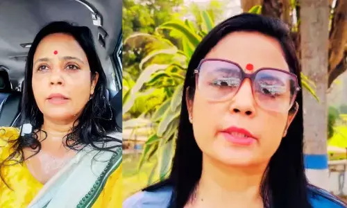 बंगाल के नदिया में पार्टी मीटिंग के दौरान टीएमसी सांसद महुआ मोइत्रा पर अंडे फेंके गए