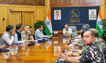 मणिपुर: मुख्यमंत्री ने सुरक्षा बैठक की अध्यक्षता की, कानून-व्यवस्था बनाए रखने के लिए कदम उठाने के निर्देश दिए