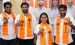 DUSU चुनाव में ABVP ने मारी बाजी, अध्यक्ष सहित 3 पदों पर जीती, उपाध्यक्ष बने निर्दलीय दीपांशु शौकीन