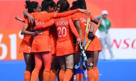 भारतीय महिला हॉकी टीम ने दमदार प्रदर्शन किया