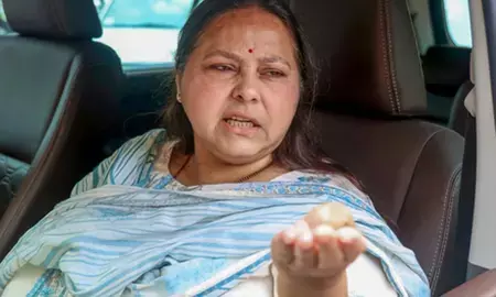 जमुई मामले को लेकर मीसा भारती ने बिहार सीएम के खिलाफ एफआईआर की मांग की जमुई मामले को लेकर मीसा भारती ने बिहार सीएम के खिलाफ एफआईआर की मांग की