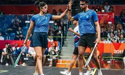 एशियन गेम्स 2026: जोशना-सेंथिलकुमार की जोड़ी को ब्रॉन्ज मेडल से करना पड़ा संतोष, सेमीफाइनल में मिली हार एशियन गेम्स 2026: जोशना-सेंथिलकुमार की जोड़ी को ब्रॉन्ज मेडल से करना पड़ा संतोष, सेमीफाइनल में मिली हार