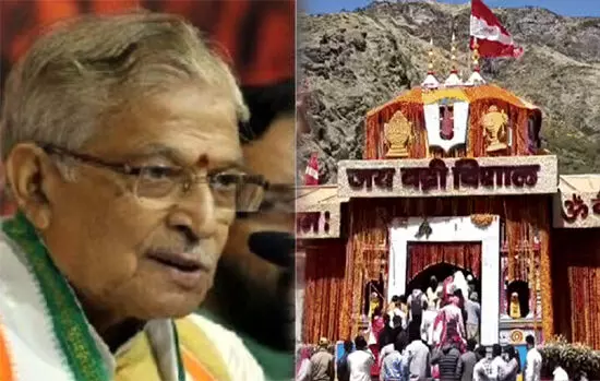 बद्रीनाथ पर मुरली मनोहर जोशी की चिंता बद्रीनाथ पर मुरली मनोहर जोशी की चिंता