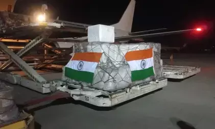 भारत ने भेजी दवाएं और चिकित्सा सामग्री अफगानिस्तान को