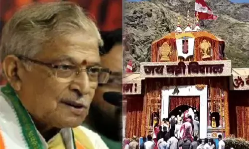 बद्रीनाथ पर मुरली मनोहर जोशी की चिंता