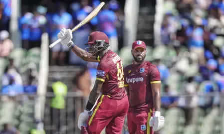 ओपनर्स ने बहुत अच्छी नींव रखी, लेकिन फिर हम मिडल ओवर्स में अटक गए: शाई होप