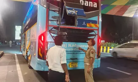 तीन दिन में 1003 बसों की चेकिंग, 67 के चालान, इमरजेंसी एग्जिट, सीसीटीवी, फायर सेफ्टी उपकरण और ब्लैक फिल्म की हुई जांच