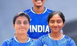 भारतीय महिला कंपाउंड आर्चरी टीम ने गोल्ड जीता भारतीय महिला कंपाउंड आर्चरी टीम ने गोल्ड जीता