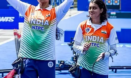 भारतीय महिला कंपाउंड टीम ने सेमीफाइनल में भारतीय महिला कंपाउंड टीम ने सेमीफाइनल में