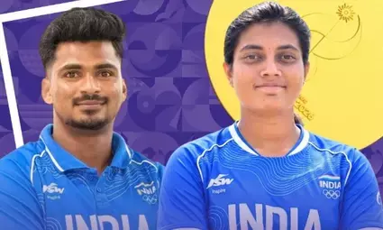 राजेश-चिकिथा ने मिक्स्ड कंपाउंड टीम इवेंट में गोल्ड जीता राजेश-चिकिथा ने मिक्स्ड कंपाउंड टीम इवेंट में गोल्ड जीता