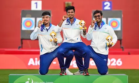 एशियन गेम्स: रोमांचक जीत के बाद पीएम मोदी ने पुरुषों की कंपाउंड तीरंदाजी टीम को बधाई दी