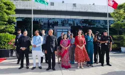 स्विस राजदूत ने किया राष्ट्रपति परमेलिन का स्वागत, विज्ञान जगत से होगी अहम बातचीत