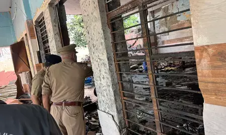 गाजियाबाद: रामलीला मैदान में रावण का पुतला बनाते समय विस्फोट; पांच घायल, दो दीवारें गिरीं गाजियाबाद: रामलीला मैदान में रावण का पुतला बनाते समय विस्फोट; पांच घायल, दो दीवारें गिरीं
