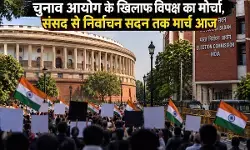 चुनाव आयोग के खिलाफ विपक्ष का मोर्चा, संसद से निर्वाचन सदन तक मार्च आज चुनाव आयोग के खिलाफ विपक्ष का मोर्चा, संसद से निर्वाचन सदन तक मार्च आज