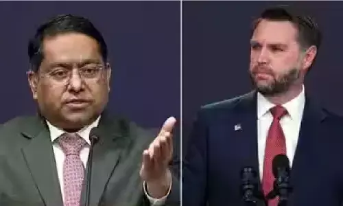 H-1B वीजा पर घमासान: जेडी वेंस ने भारतीयों को बताया बंधुआ मजदूर, भारत बोला- अपना इतिहास न भूले अमेरिका H-1B वीजा पर घमासान: जेडी वेंस ने भारतीयों को बताया बंधुआ मजदूर, भारत बोला- अपना इतिहास न भूले अमेरिका