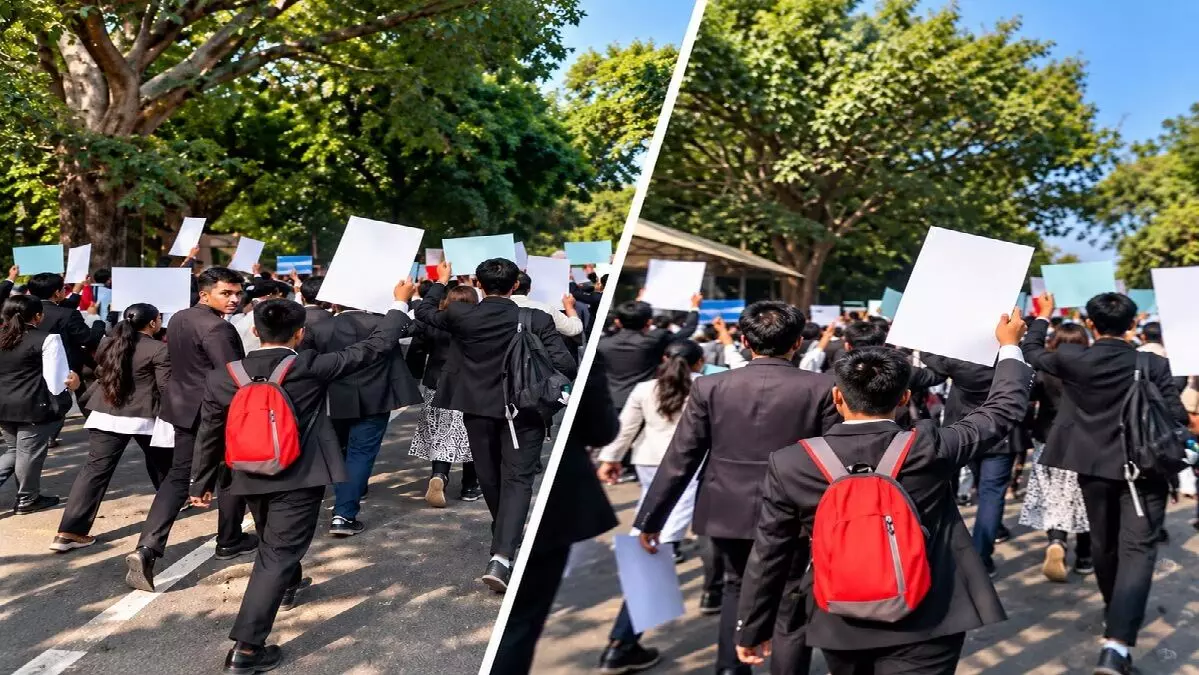 कॉकरोच प्रोटेस्ट में उतरे सुप्रीम कोर्ट के वकील, पुलिस ने पकड़ा, CJI सूर्यकांत के हस्तक्षेप के बाद रिहाई कॉकरोच प्रोटेस्ट में उतरे सुप्रीम कोर्ट के वकील, पुलिस ने पकड़ा, CJI सूर्यकांत के हस्तक्षेप के बाद रिहाई