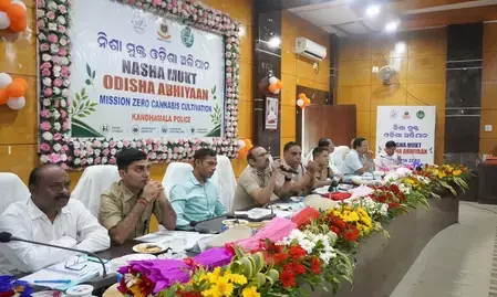 एनसीबी ने ओडिशा के कंधमाल और बौद्ध में गांजा की खेती पर अंकुश लगाने के अभियान में हिस्सा लिया