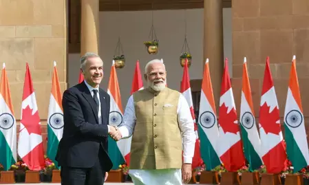 पीएम मोदी और कनाडा के पीएम कार्नी ने की बातचीत, सीईपीए जल्द पूरा करने पर बनी सहमति पीएम मोदी और कनाडा के पीएम कार्नी ने की बातचीत, सीईपीए जल्द पूरा करने पर बनी सहमति