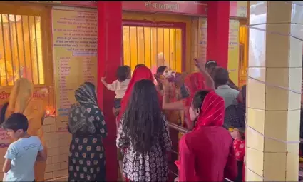 मुजफ्फरपुर के बगलामुखी मंदिर में गर्भगृह के नीचे स्थापित है सहस्रदल महायंत्र: बिहार मुजफ्फरपुर के बगलामुखी मंदिर में गर्भगृह के नीचे स्थापित है सहस्रदल महायंत्र: बिहार