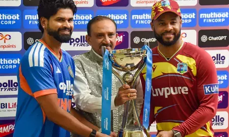 श्रेयस अय्यर : शाई होप ने शानदार प्रदर्शन के लिए बधाई श्रेयस अय्यर : शाई होप ने शानदार प्रदर्शन के लिए बधाई