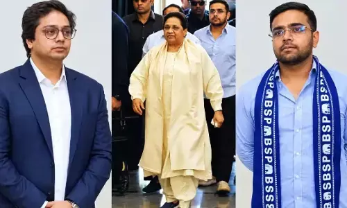 मायावती का बड़ा ऐलान: आकाश आनंद संभालेंगे जनसभाओं की कमान, ईशान आनंद को दिल्ली में मिली जिम्मेदारी मायावती का बड़ा ऐलान: आकाश आनंद संभालेंगे जनसभाओं की कमान, ईशान आनंद को दिल्ली में मिली जिम्मेदारी
