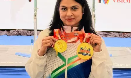 एकता बिश्नोई का वर्ल्ड मास्टर्स क्लासिक पावरलिफ्टिंग चैंपियनशिप में जलवा एकता बिश्नोई का वर्ल्ड मास्टर्स क्लासिक पावरलिफ्टिंग चैंपियनशिप में जलवा