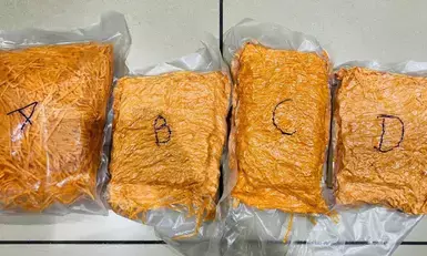 अहमदाबाद हवाई अड्डे पर 2.1 किलोग्राम संदिग्ध गांजा जब्त करने के बाद दो गिरफ्तार अहमदाबाद हवाई अड्डे पर 2.1 किलोग्राम संदिग्ध गांजा जब्त करने के बाद दो गिरफ्तार