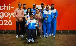 एशियन पैरा गेम्स में भारतीय खिलाड़ियों के दमदार प्रदर्शन पर राष्ट्रपति द्रौपदी मुर्मु ने दी बधाई एशियन पैरा गेम्स में भारतीय खिलाड़ियों के दमदार प्रदर्शन पर राष्ट्रपति द्रौपदी मुर्मु ने दी बधाई