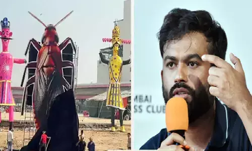 दिल्ली में रावण के साथ जलेगा 30 फीट का कॉकरोच, सीजेपी बोली- ‘तमाशा’, अभिजीत दीपके ने कहा- मुफ्त प्रचार के लिए धन्यवाद दिल्ली में रावण के साथ जलेगा 30 फीट का कॉकरोच, सीजेपी बोली- ‘तमाशा’, अभिजीत दीपके ने कहा- मुफ्त प्रचार के लिए धन्यवाद
