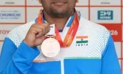 आयुष वर्मा ने शॉट पुट में जीता गोल्ड आयुष वर्मा ने शॉट पुट में जीता गोल्ड