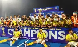 सीनियर राष्ट्रीय हॉकी चैंपियनशिप: मध्य प्रदेश को 2-1 से मात देकर हरियाणा ने जीता खिताब
