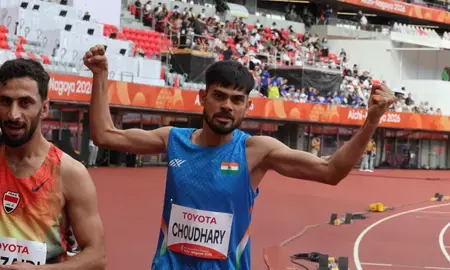 अनुभव-राकेशभाई ने 100 मीटर दौड़ में जीते ब्रॉन्ज मेडल अनुभव-राकेशभाई ने 100 मीटर दौड़ में जीते ब्रॉन्ज मेडल