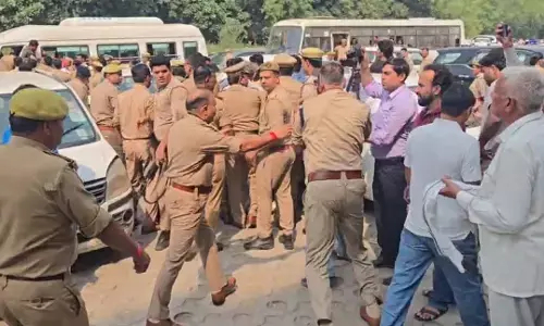 यमुना प्राधिकरण पर धरने से पहले किसानों पर कार्रवाई, कई हिरासत में