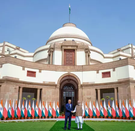 हैदराबाद हाउस में प्रधानमंत्री मोदी से मिले पोलैंड के प्रधानमंत्री डोनाल्ड टस्क हैदराबाद हाउस में प्रधानमंत्री मोदी से मिले पोलैंड के प्रधानमंत्री डोनाल्ड टस्क