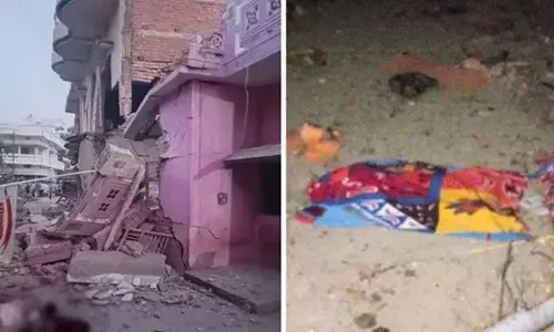 सीवान में पटाखा फैक्ट्री बना मौत का घर, भीषण धमाके में कई जिंदगियां तबाह सीवान में पटाखा फैक्ट्री बना मौत का घर, भीषण धमाके में कई जिंदगियां तबाह