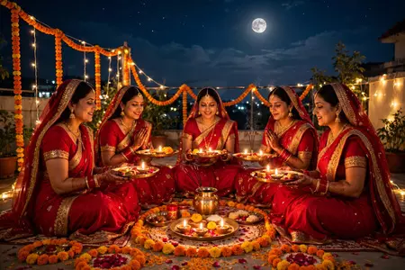 करवा चौथ पर विवाहित स्त्रियां चंद्रमा की ही पूजा क्यों करती हैं? करवा चौथ पर विवाहित स्त्रियां चंद्रमा की ही पूजा क्यों करती हैं?
