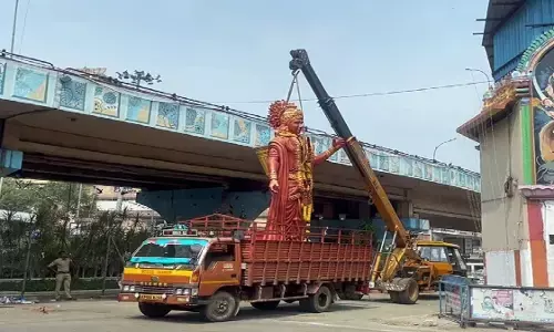 हैदराबाद में भगवान राम की मूर्ति हटाने पर सियासी बवाल, भाजपा बोली- यूपी जैसा होगा कांग्रेस का हाल