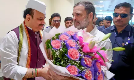 डीजीपी ने राहुल गांधी के काफिले में चल रहे वाहनों में हुई टक्कर की जांच के दिए निर्देश डीजीपी ने राहुल गांधी के काफिले में चल रहे वाहनों में हुई टक्कर की जांच के दिए निर्देश