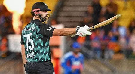 डेरिल मिचेल का विस्फोटक अर्धशतक: तीसरा टी20 डेरिल मिचेल का विस्फोटक अर्धशतक: तीसरा टी20