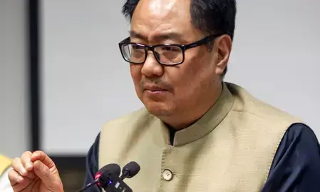 किरेन रिजिजू ने कांग्रेस को दी 5 सवालों की चुनौती: पूछा- जब ज्ञानेश सीईसी नहीं थे, तब देश भर में क्यों हारी थी कांग्रेस?